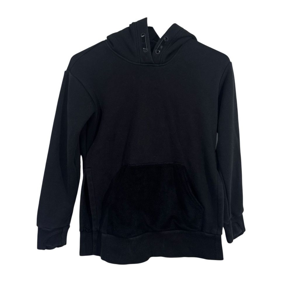 Athleta Girl Black Pullover Athletic Hoodie Sweatshirt